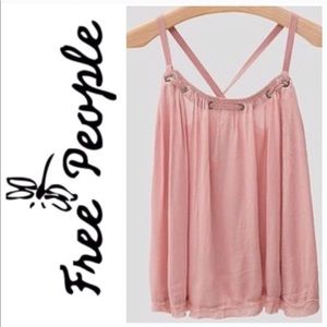Free People Criss Cross Back Tank NWT -Vintage 🥀